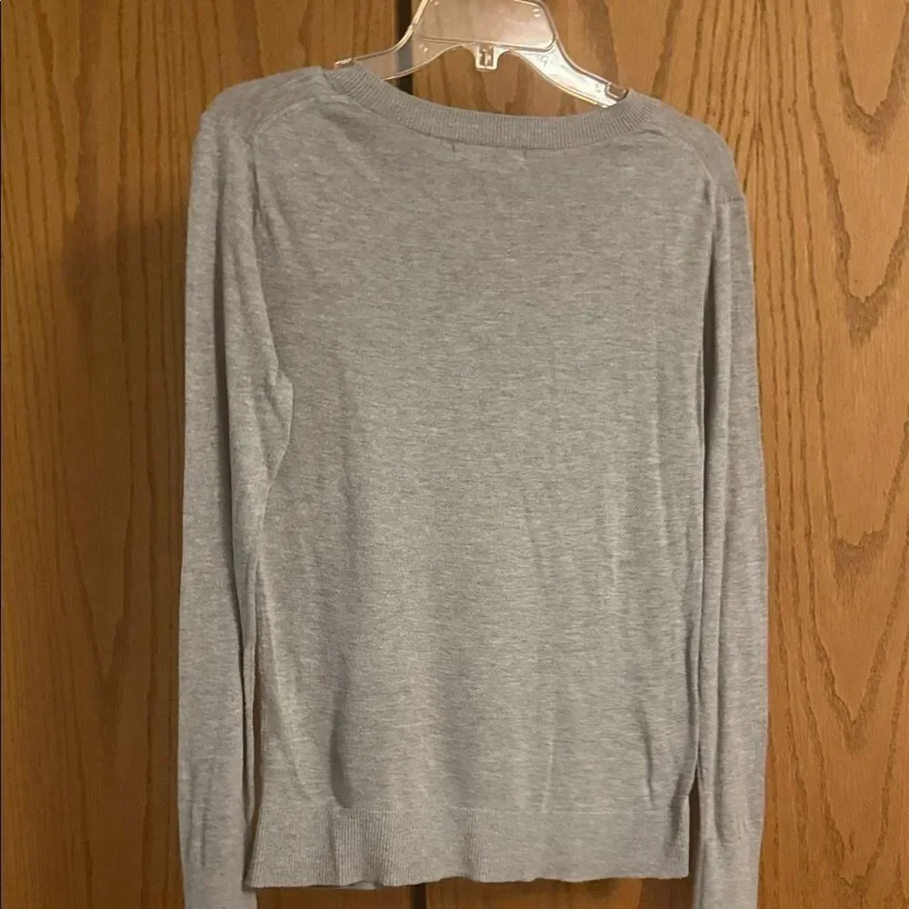 Banana Republic Light Gray Crewneck Sweater
